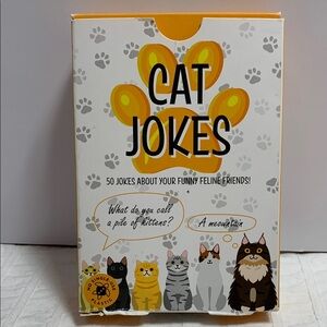 Set of 50 Cat Joke Cards